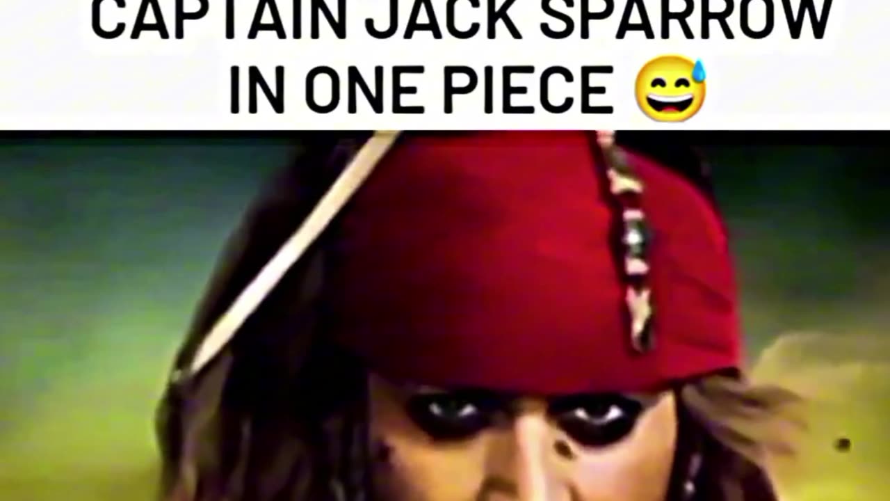 Jack sparrow in one piece