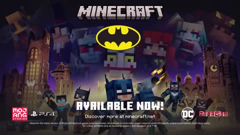 Minecraft Batman - Launch Trailer PS4 Games