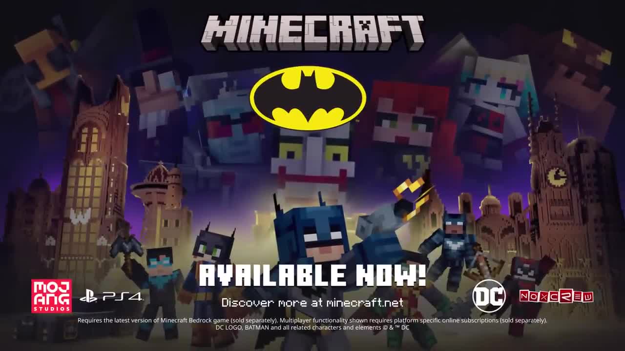 Minecraft Batman - Launch Trailer PS4 Games