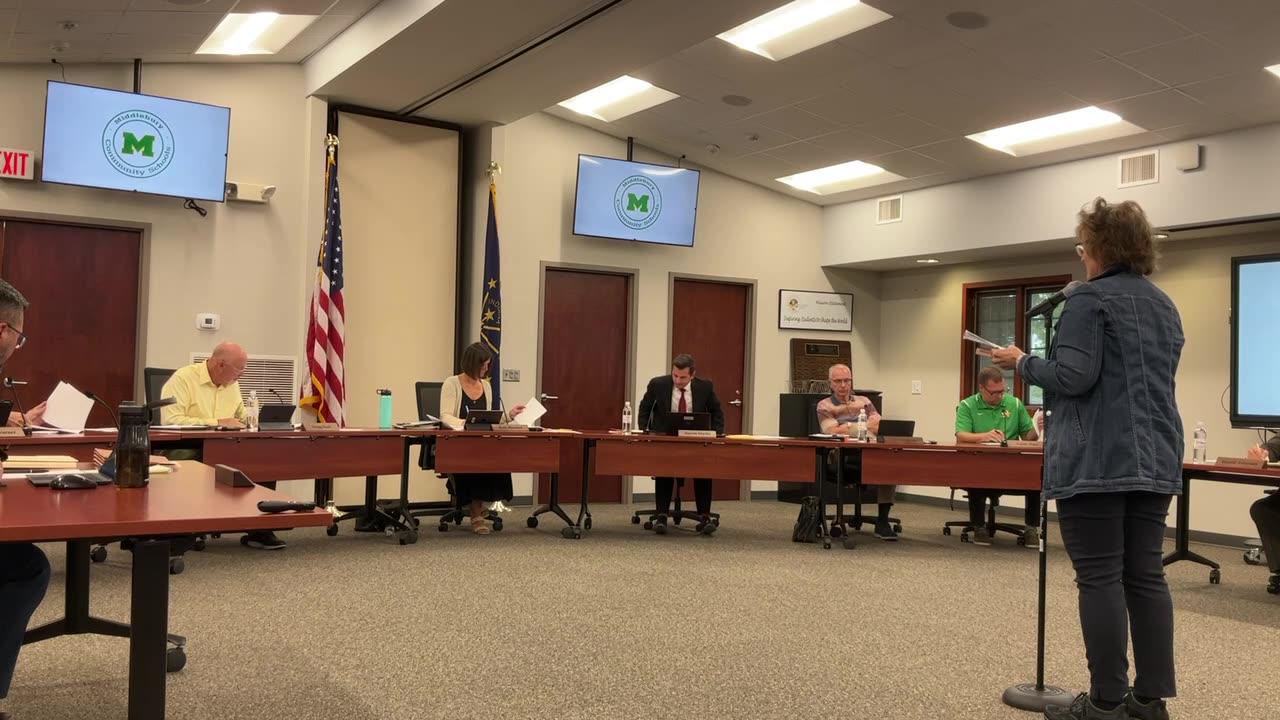 Middlebury School Board Mtg. - 9/19/23 - Part 2