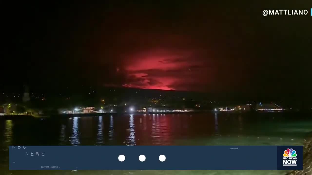 Watch: World's Largest Active Volcano Erupts In Hawaii