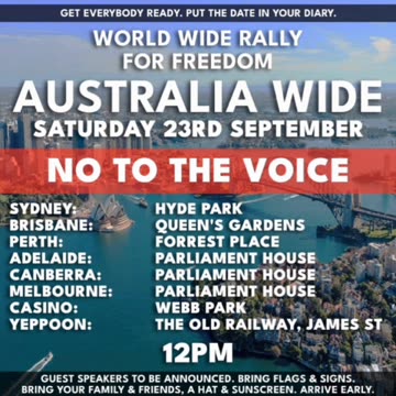 No To The Voice Rally