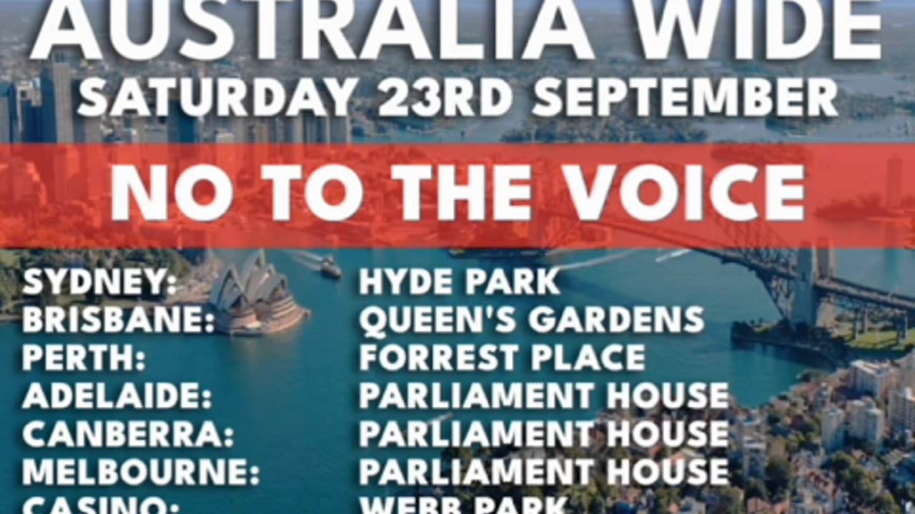 No To The Voice Rally