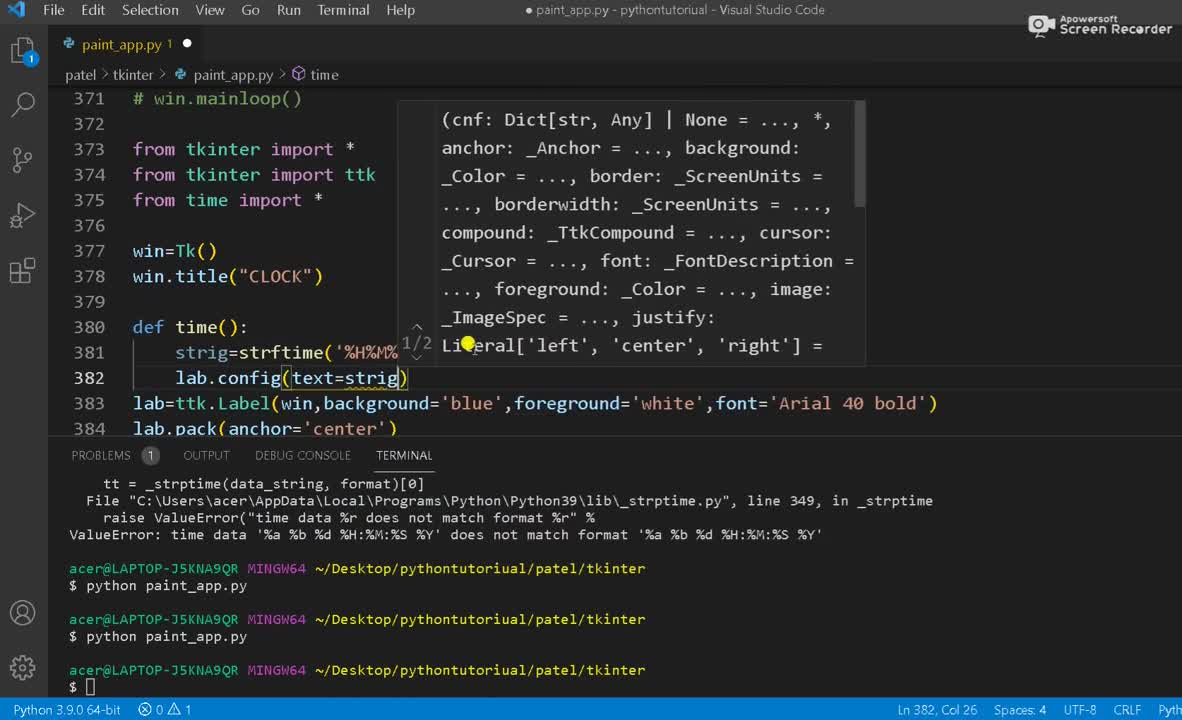 python coding