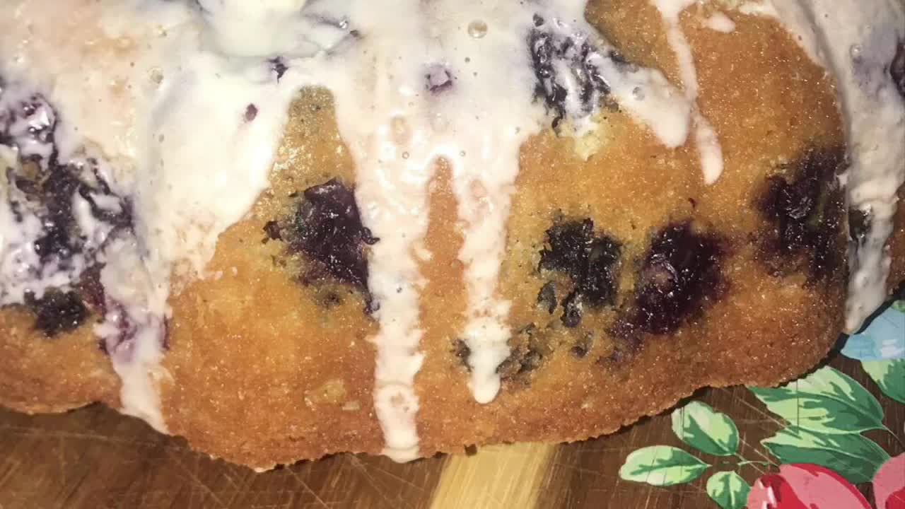 Blueberry Bundt Loaf