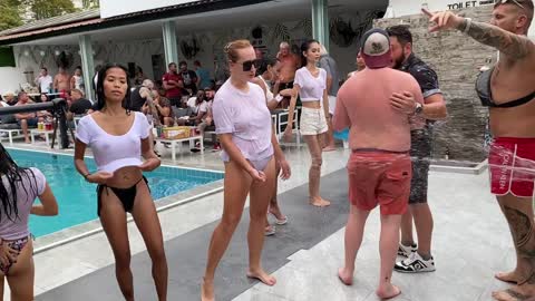 I HOSTED THE WILDEST WET T-SHIRT CONTEST PATTAYA THAILAND 