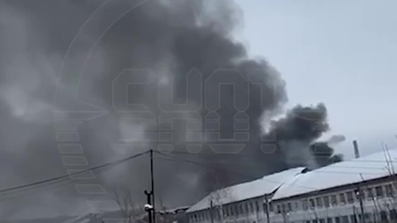 Massive Prison in Perm, Russia(1000m East of Moscow Is Burning