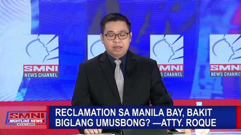 Reclamation sa Manila Bay, bakit biglang umusbong —Atty. Roque