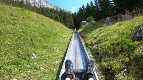 Mountain Coaster Oeschinensee Kandersteg Switzerland