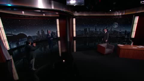 President Joe Biden Visits Jimmy Kimmel Live