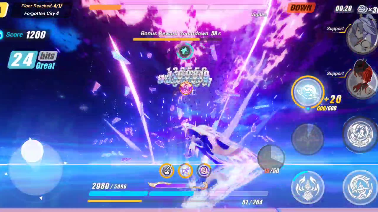 Honkai Impact 3rd ER Submergence Difficulty W HOH:E Pt 1 Aug 13 2023