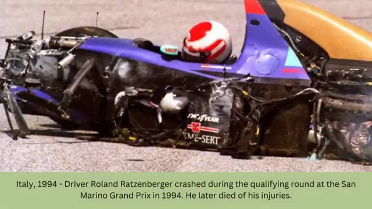 Worst Accidents in Formula 1