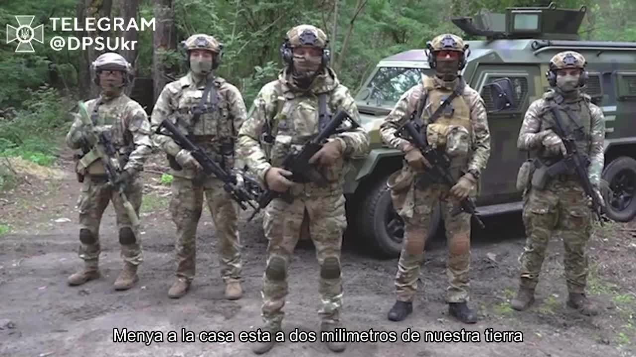 Los guardias fronterizos ucranianos recurrieron a los rusos.