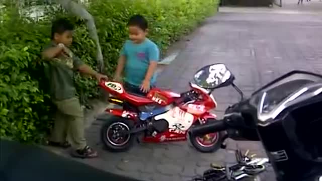 Motor mini gp50cc, reihan cah sengon brebes
