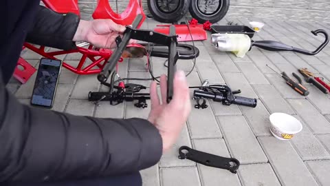 Ducati 1198 Minibike - Restoration Abandoned rusty Minibike