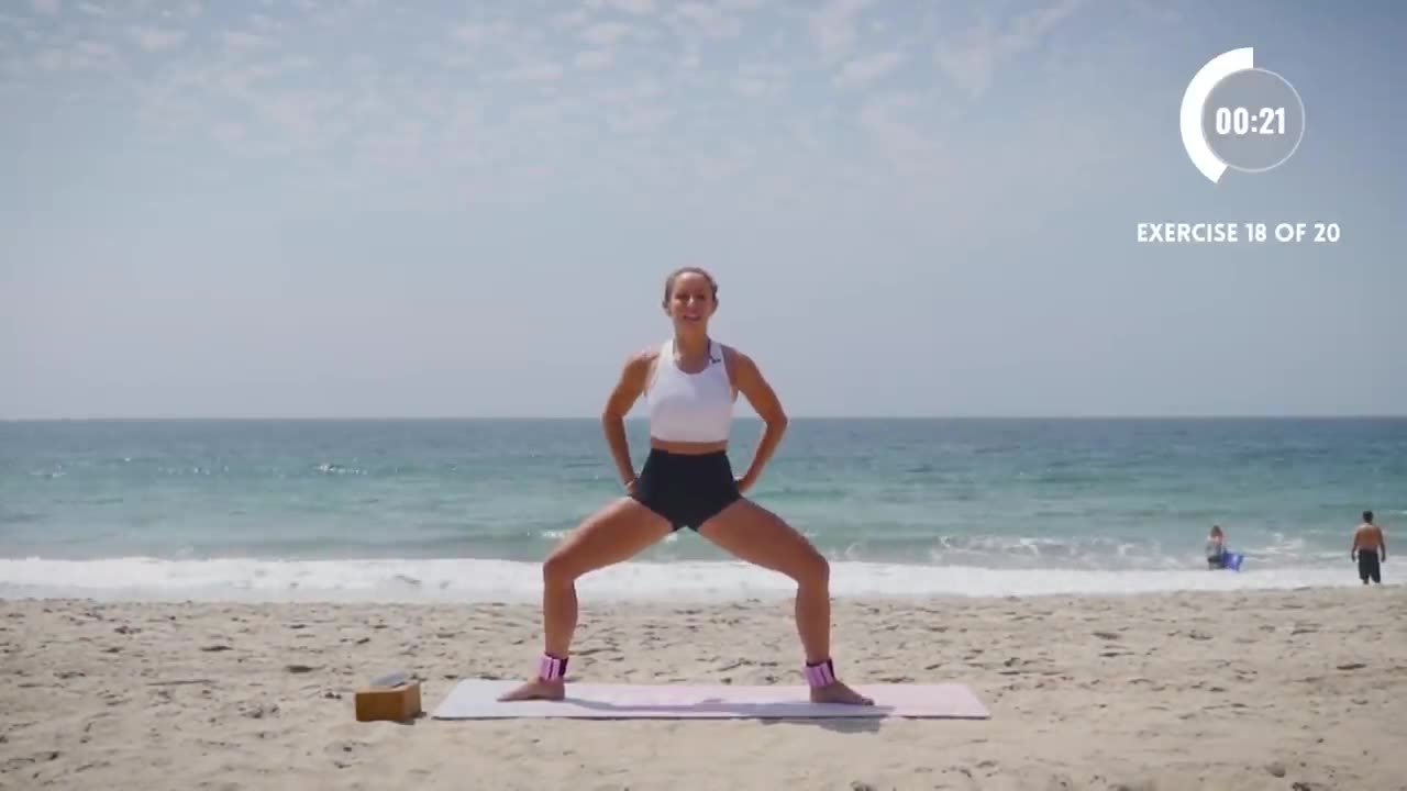 20 mins lean thighs and lifted booty barre workout