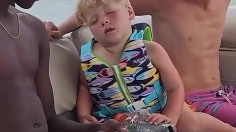 Little bro is out😴🤣