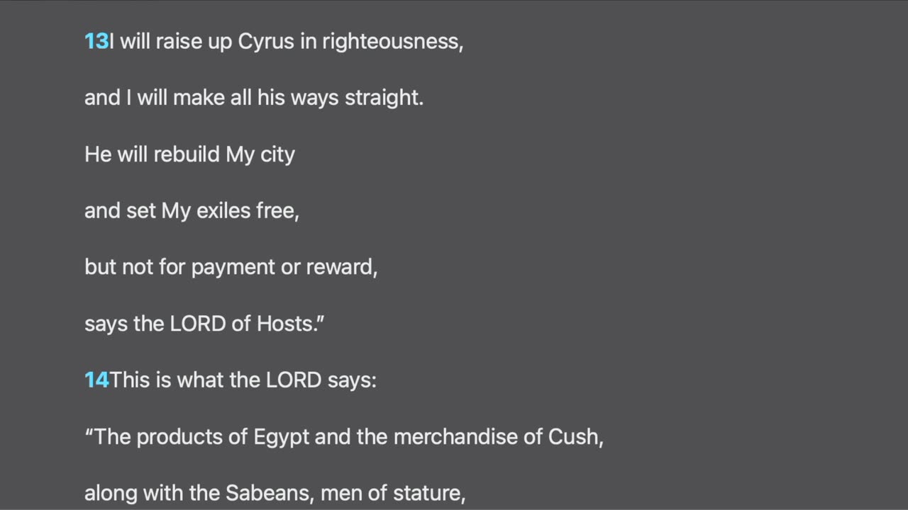 Isaiah 45