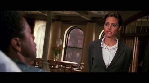 The Bone Collector 1999 Angelina Jolie Denzel Washington scene remastered 4k