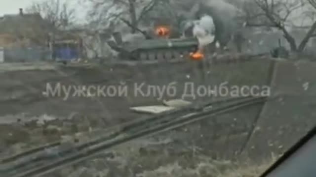 Destroyed positions of the Ukrainian army in Volnovakha, March 2022