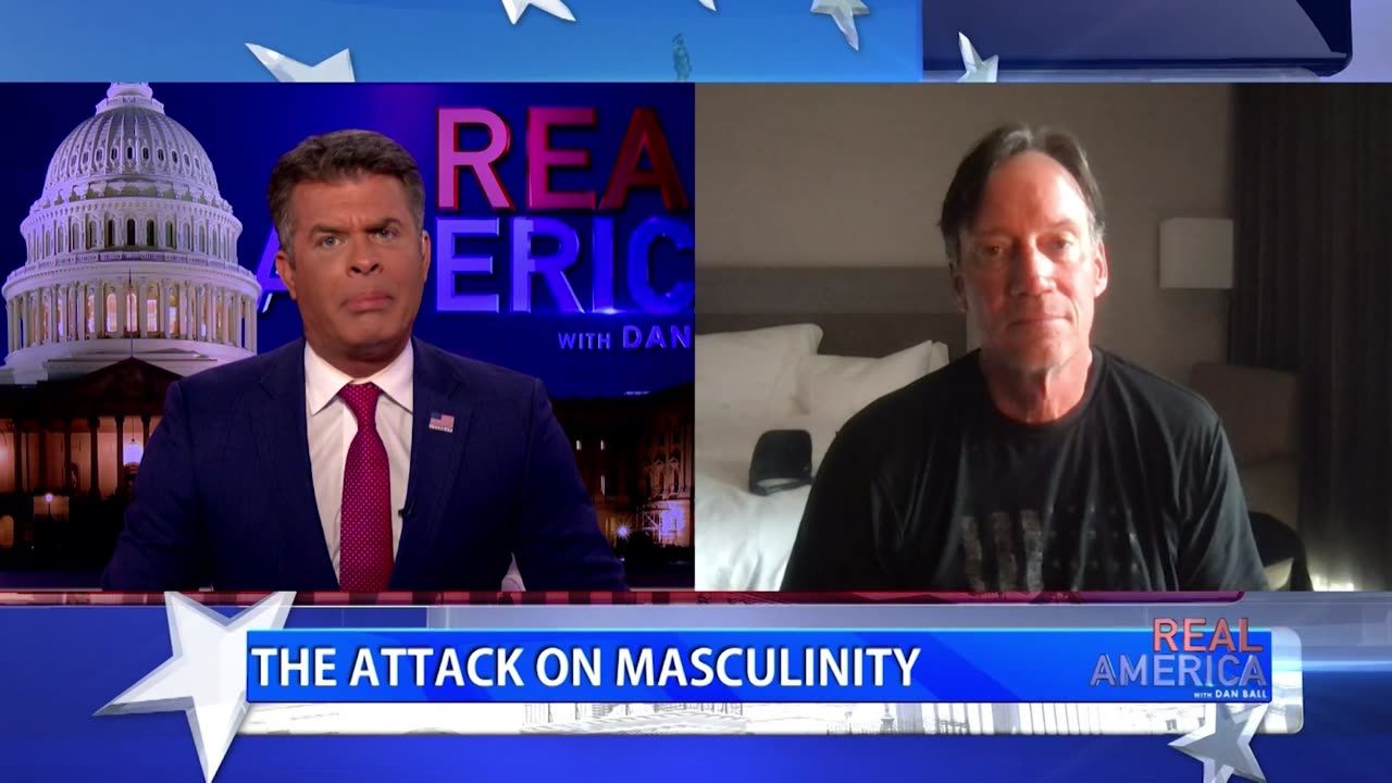 REAL AMERICA -- Dan Ball W/ Kevin Sorbo, The Decline Of Masculinity In America, 9/11/23