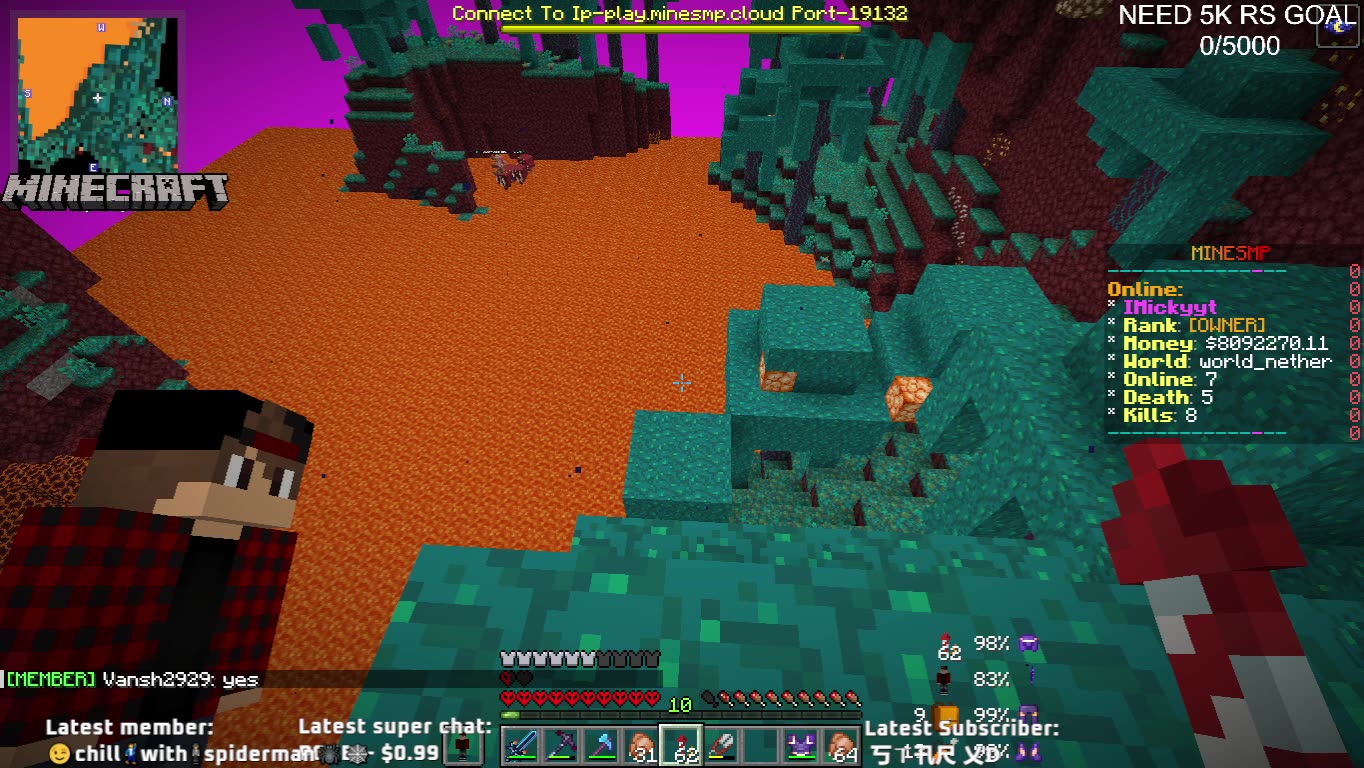 Rumble Minecraft Minecraft Live Stream RUMBLE 200 FOLLOWERS GOAL | SELLING MY RUMBLE ...