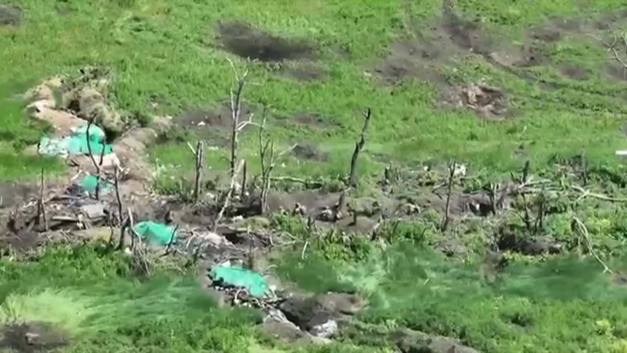 Attack of the Ukrainian army on Russian positions P4