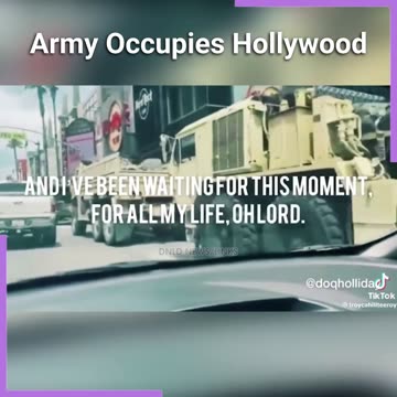 US Military On Hollywood Boulevard