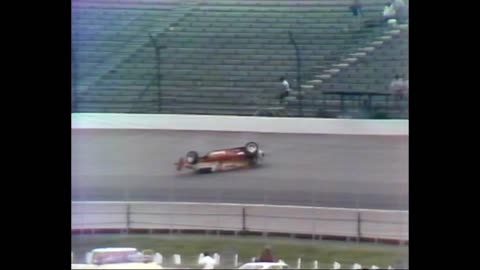 May 3, 1987 - Pancho Carter Walks Away from Accident at Indianapolis Motor Speedway