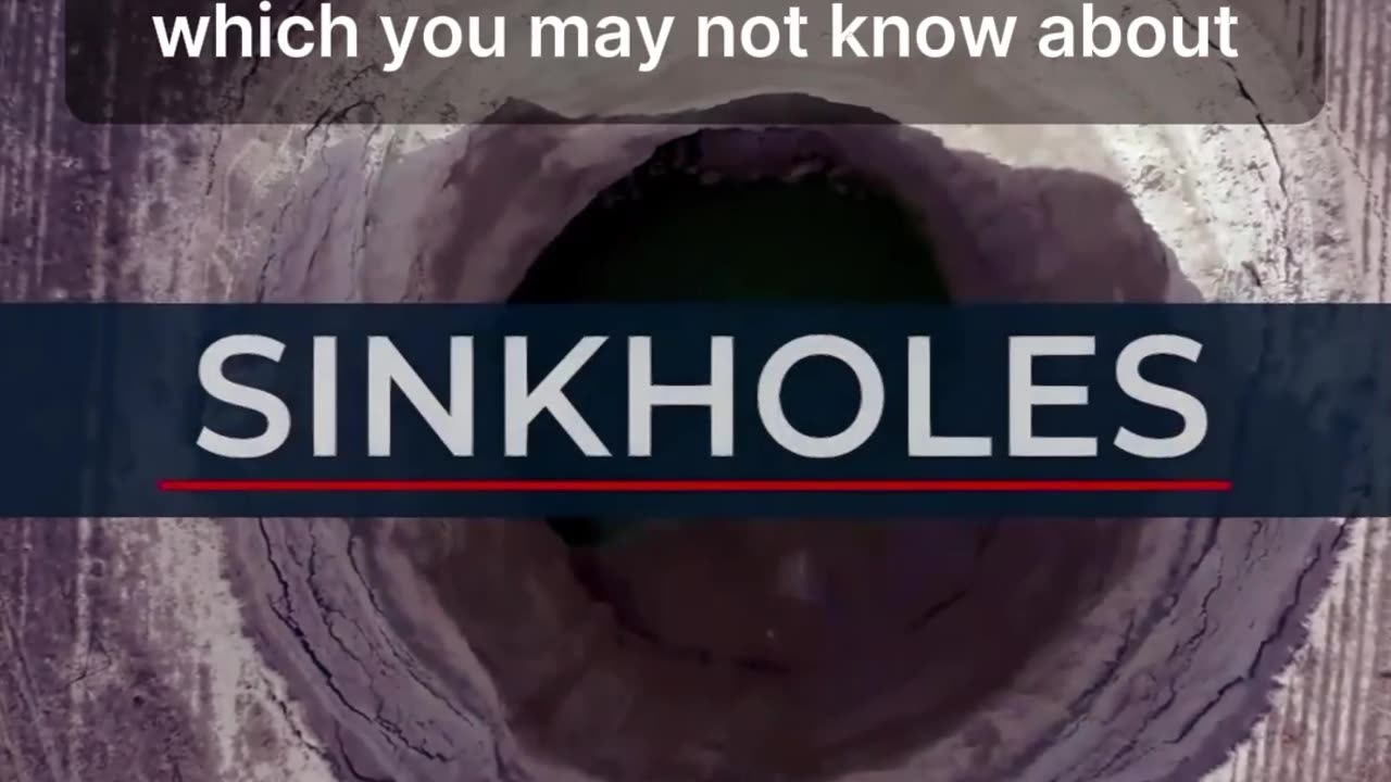 Sinkholes