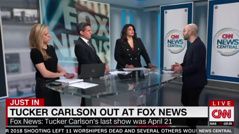 Tucker Out At Fox News, CNN Reacts