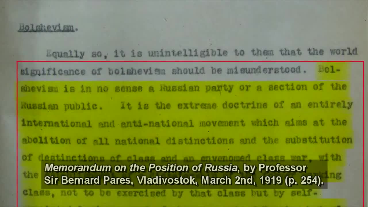 Historical documents linking Jews and Bolshevism