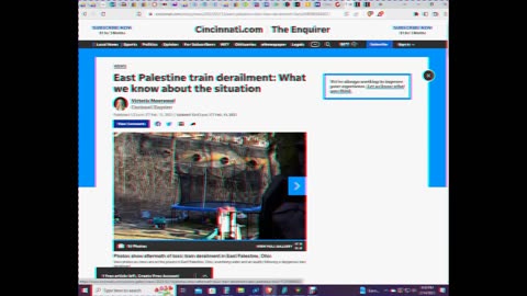 The East Palestine Train Wreck Government indifference & media hypocrisy