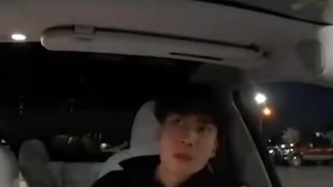 Ricegum gets swatted while eating chicken in his Tesla