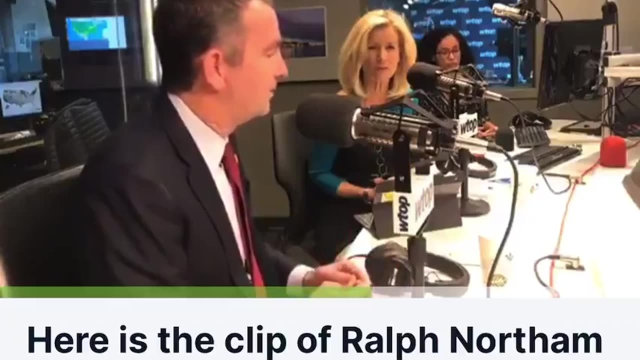 Clip of Ralph Northam Trump mentioned