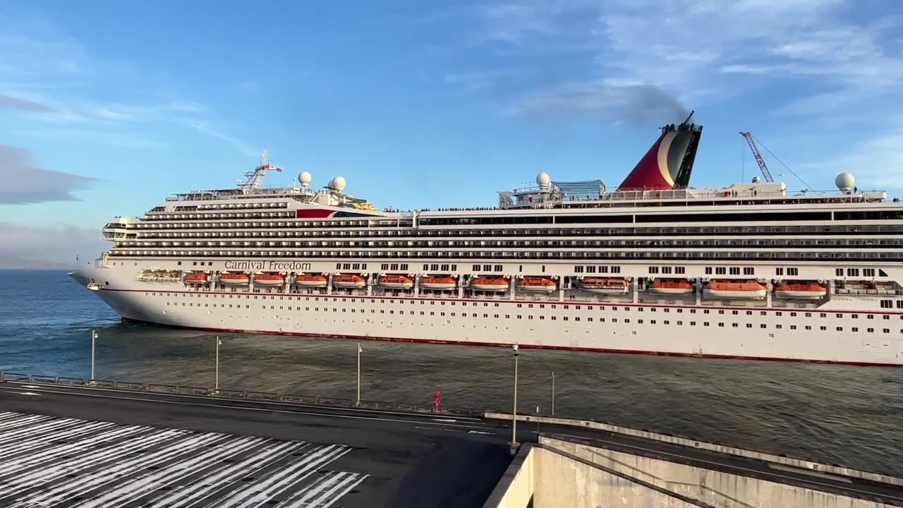 Carnival Freedom departure in Ponta Delgada Azores Portugal - 29.09.2023 #Cruise