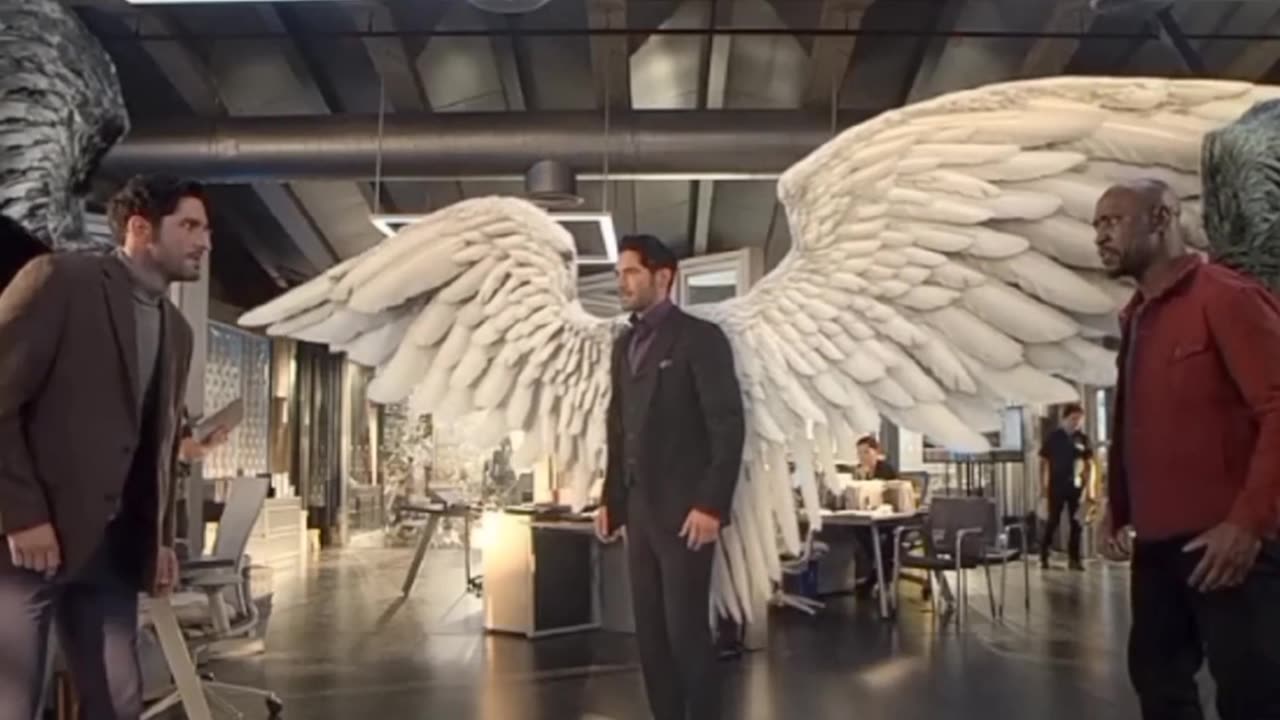 Lucifer &Amenadiel 👿 vs Michael 🥶god comes And stop th fight