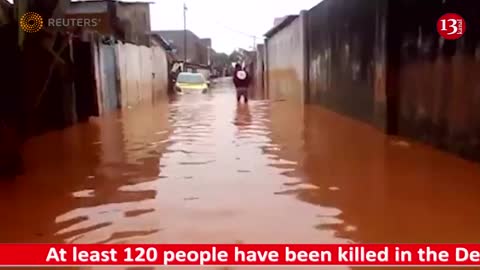 No less than 120 Killed As Floods |Sweep DR Congo Capital