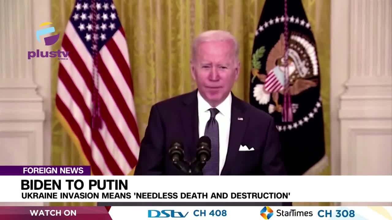 Biden To Putin: Ukraine Invasion Means 'Needless Death And Destruction