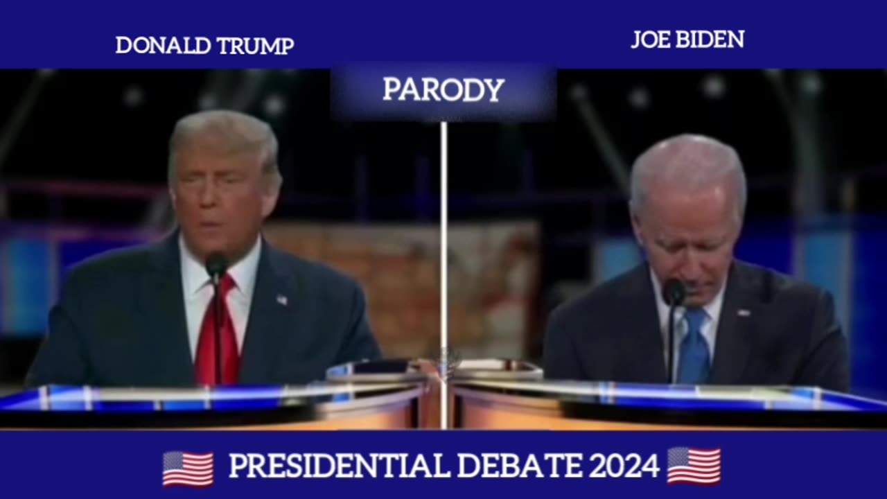 PRESIDENTIAL DEBATE 2024 - DONALD TRUMP & JOE BIDEN