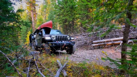 Jeep Overlanding with our Off-Grid Trailer in BC