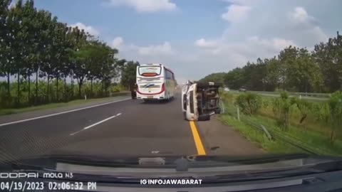 Accident caught on CCTV