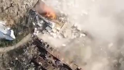 Ninja Cat Dodges Ukrainian Drone Strike on Russian Checkpoint(Insane)