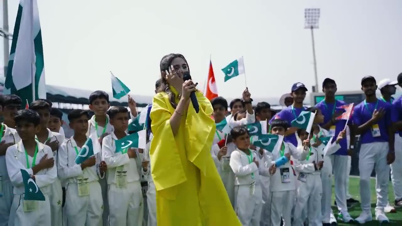 Aima Baig's Live Performance at Super 11 Asia Cup 2023 curtain-raiser | PCB | MA2L