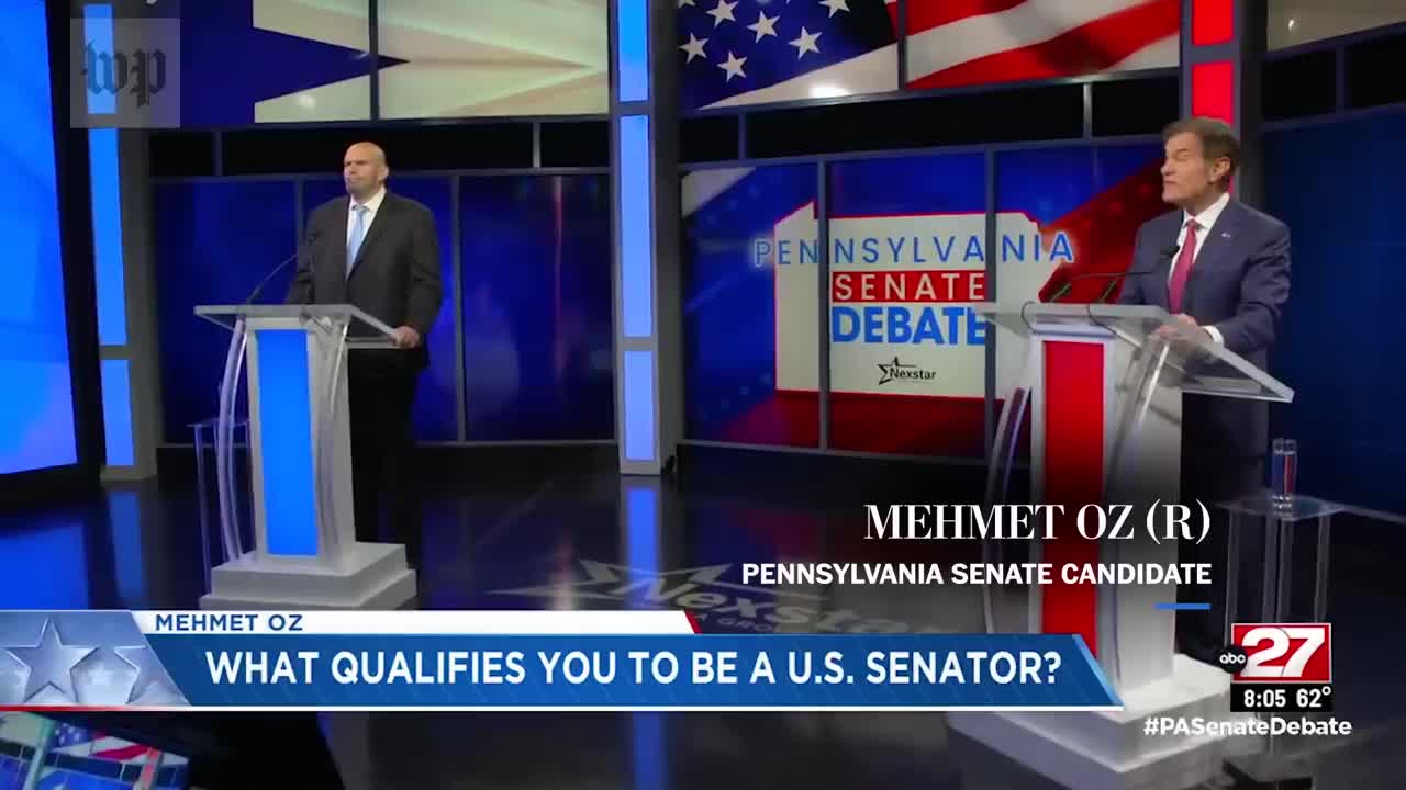 The Fetterman-Oz debate in 3 minutes