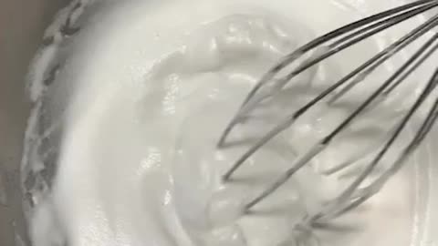 Whipping cream.