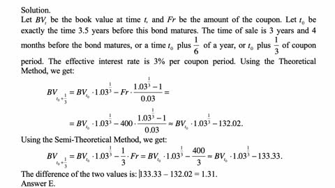 Exam FM exercise for May 21, 2022