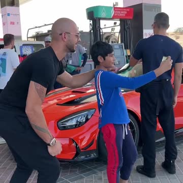 Andrew Tate Compliments Little Boy