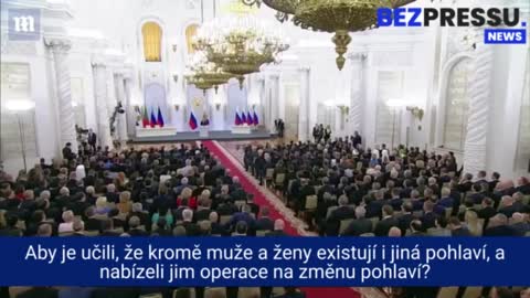 Co odhalil Putin o Západu Zvrácená společnost, potlačování svobody, satanismus ...