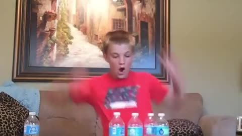 Children show superb bottle control skills